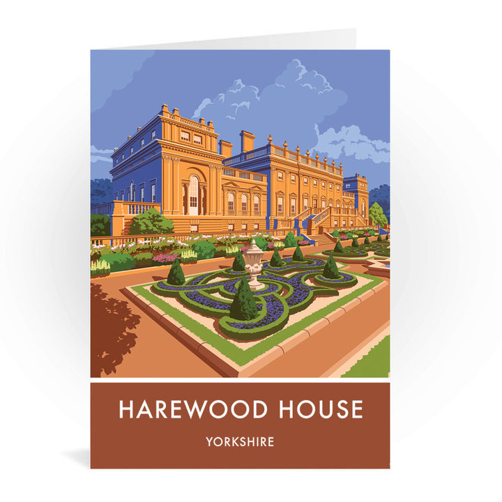 Harewood House, Leeds, Yorkshire Greeting Card 7x5