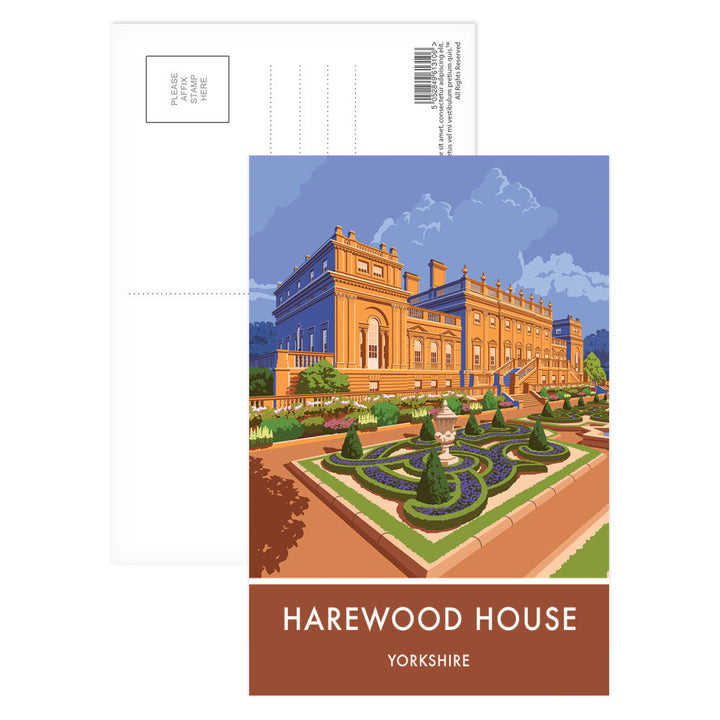 Harewood House, Leeds, Yorkshire Postcard Pack