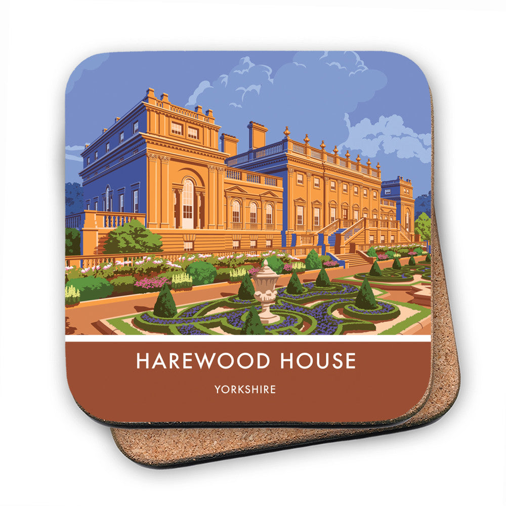 Harewood House, Leeds, Yorkshire MDF Coaster