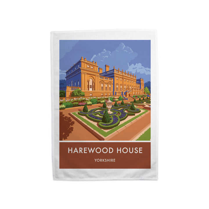 Harewood House, Leeds, Yorkshire Tea Towel