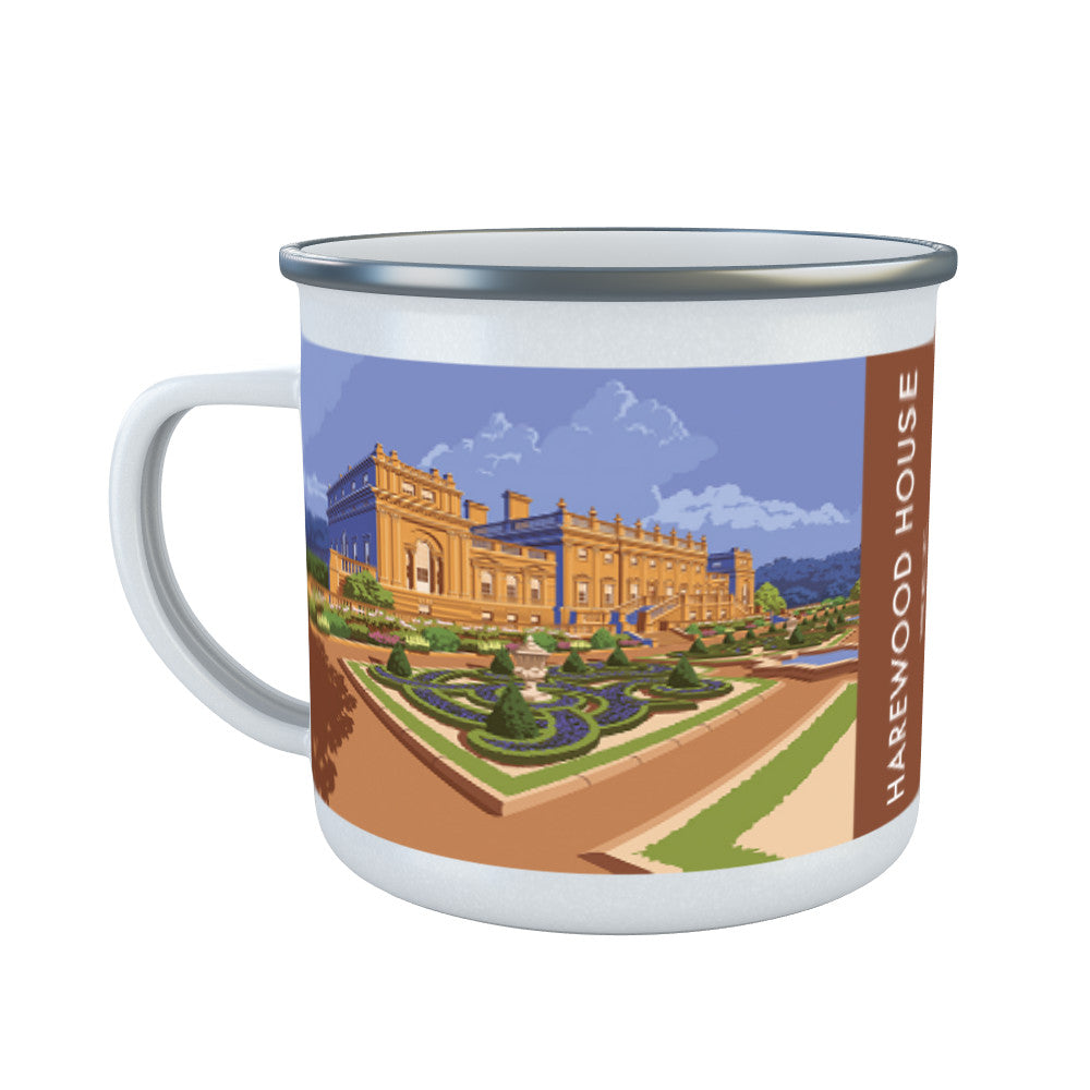 Harewood House, Leeds, Yorkshire Enamel Mug