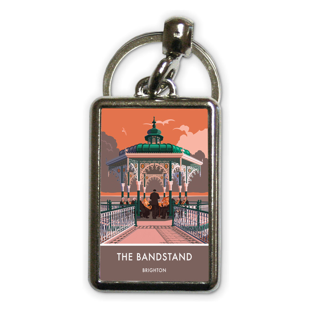 Brighton Bandstand, Brighton, Sussex Metal Keyring