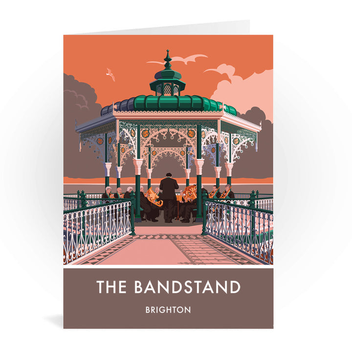 Brighton Bandstand, Brighton, Sussex Greeting Card 7x5