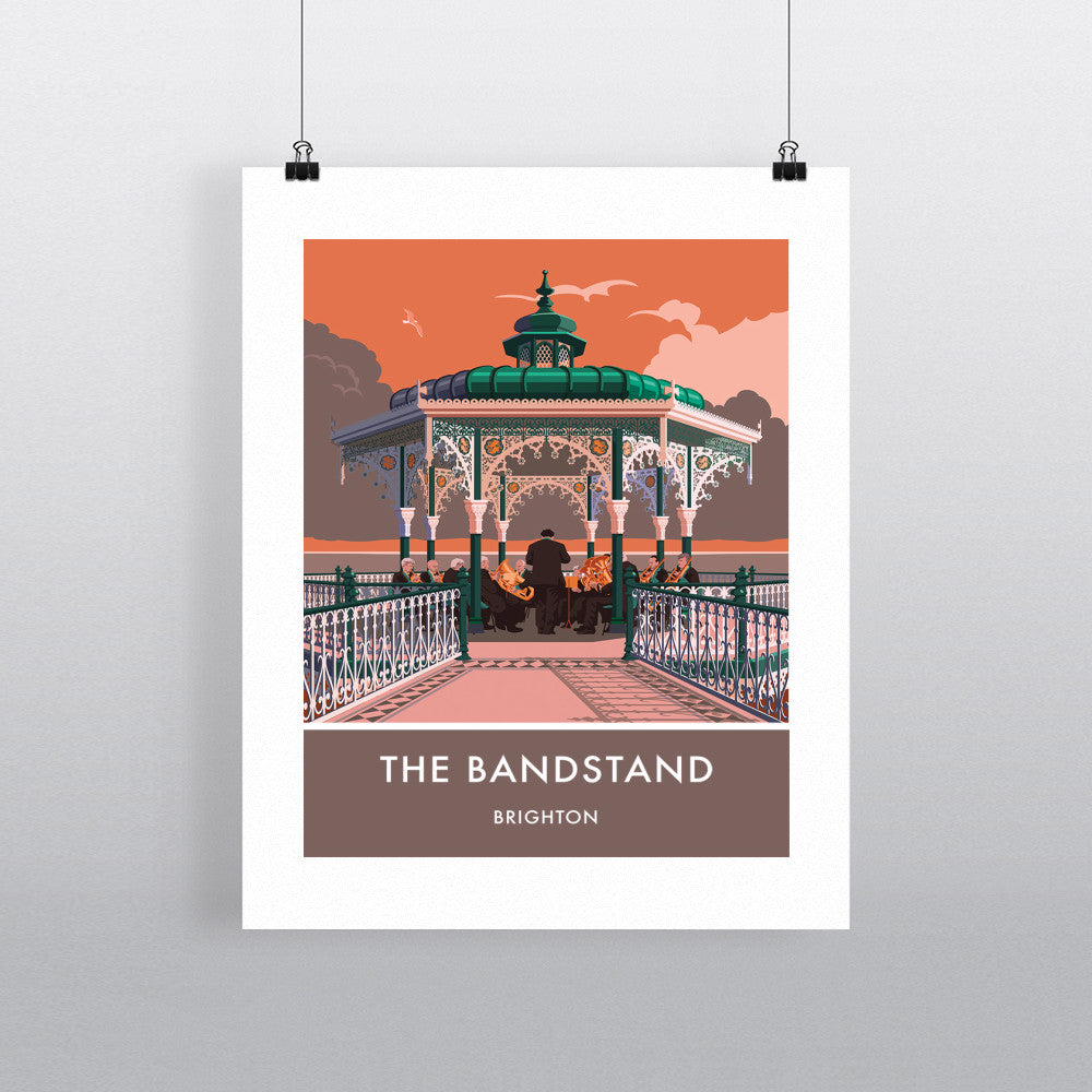 Brighton Bandstand, Brighton, Sussex - Art Print