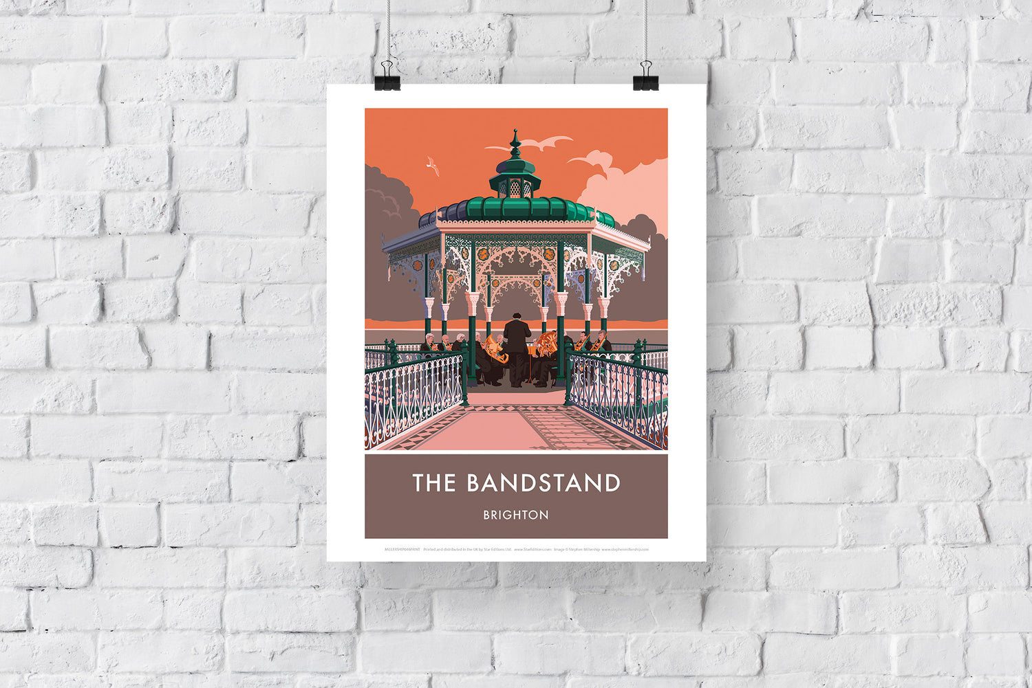 Brighton Bandstand, Brighton, Sussex - Art Print