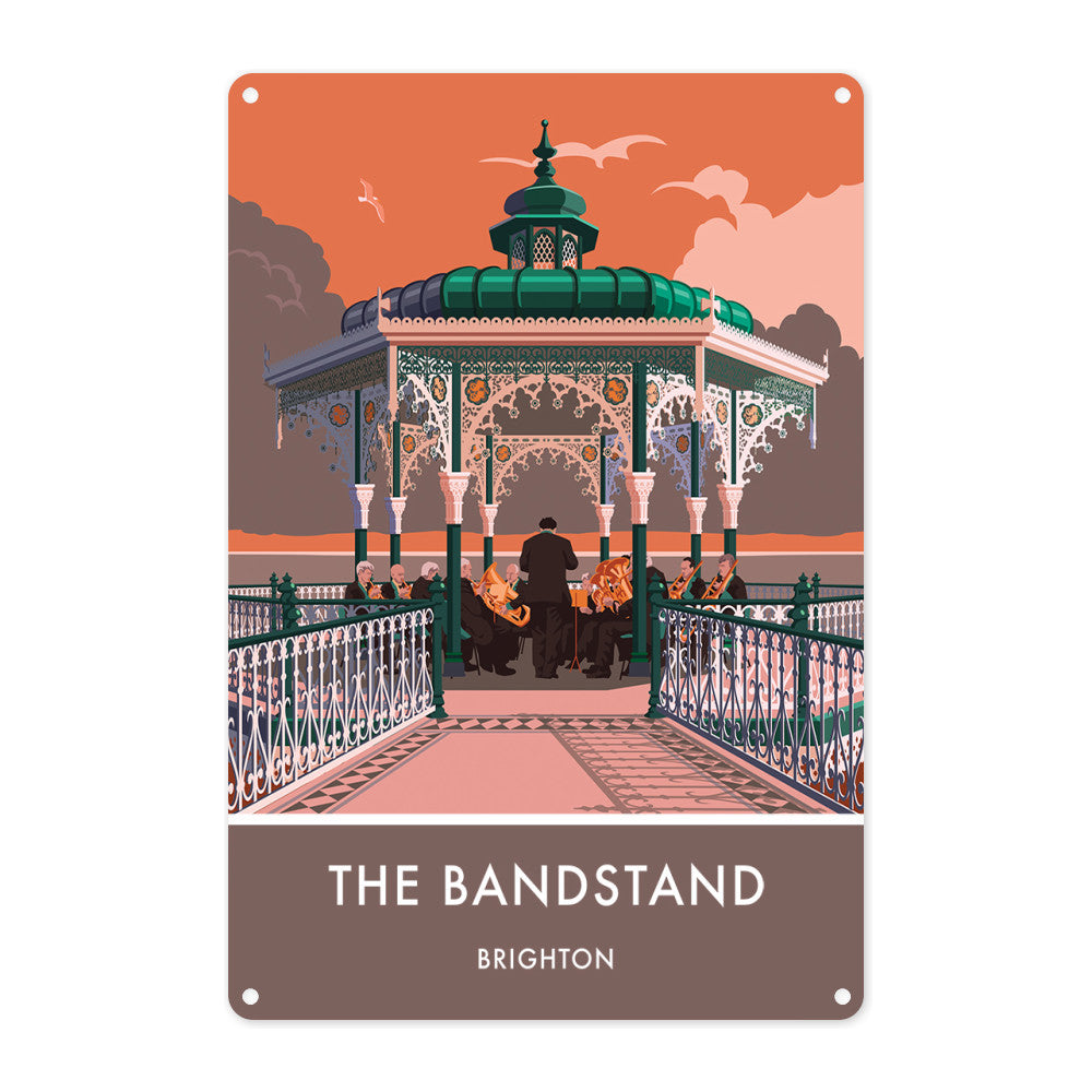 Brighton Bandstand, Brighton, Sussex Metal Sign