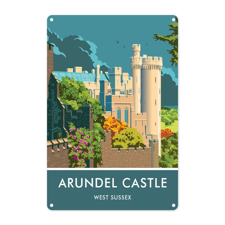 Arundel Castle, Arundel, Sussex Metal Sign