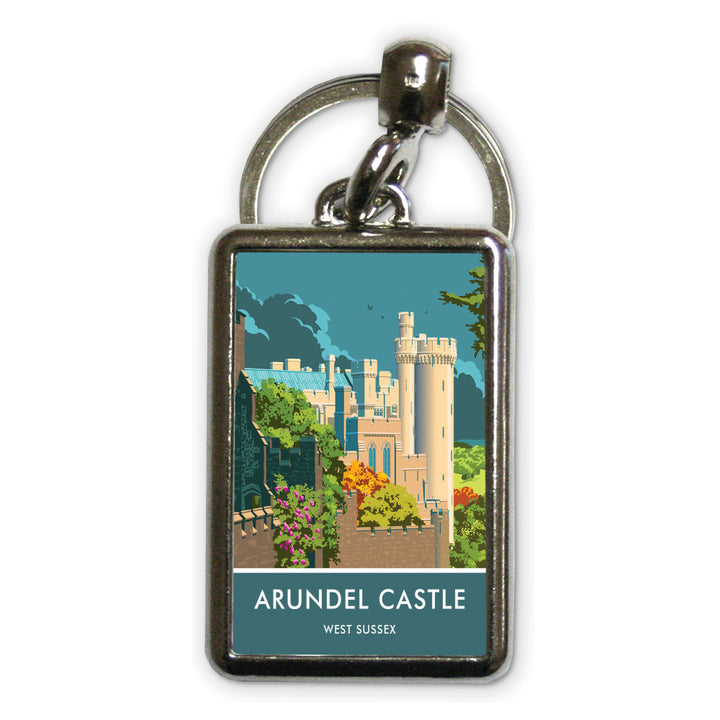 Arundel Castle, Arundel, Sussex Metal Keyring