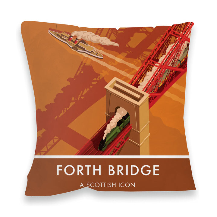 Forth Bridge, Edinburgh Fibre Filled Cushion