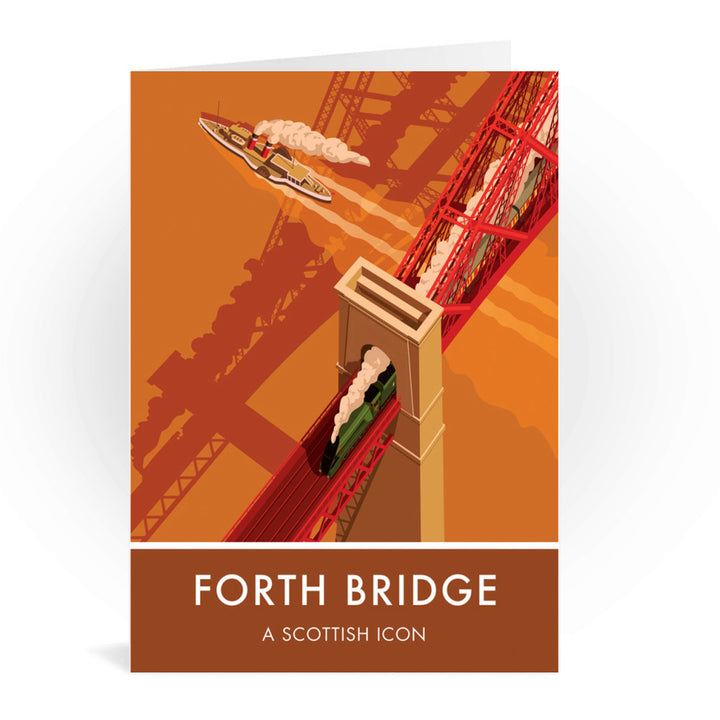 Forth Bridge, Edinburgh Greeting Card 7x5