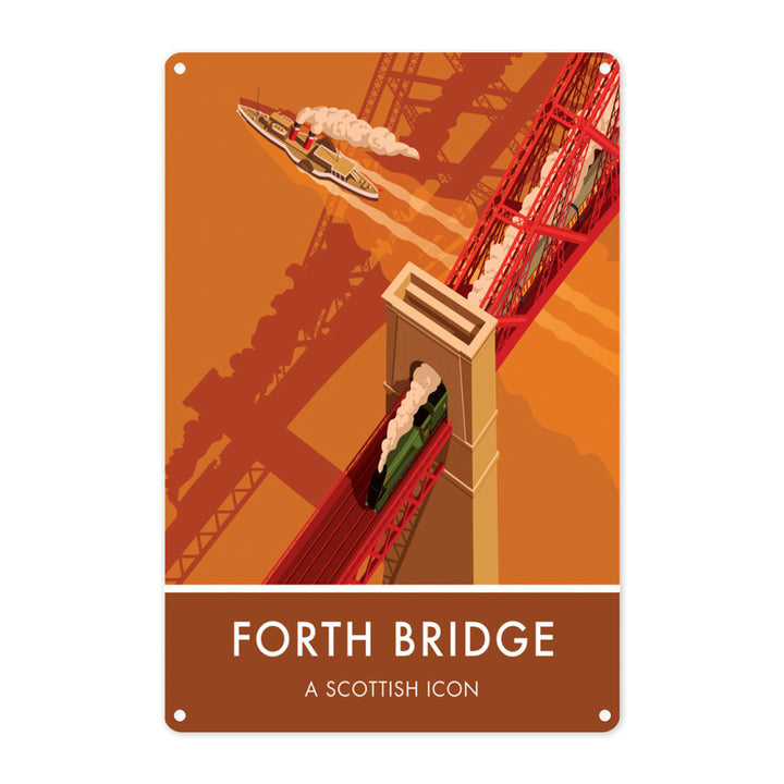 Forth Bridge, Edinburgh Metal Sign
