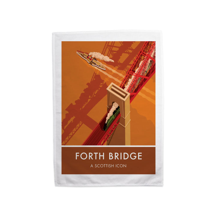 Forth Bridge, Edinburgh Tea Towel