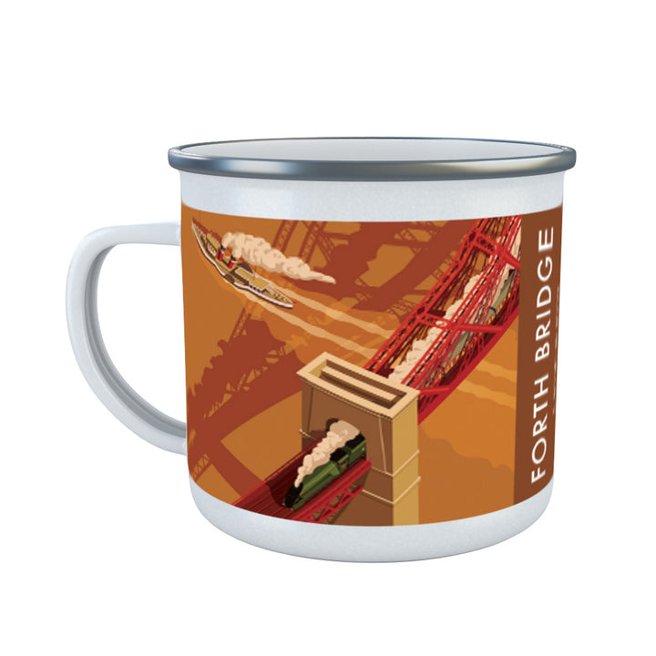 Forth Bridge, Edinburgh Enamel Mug