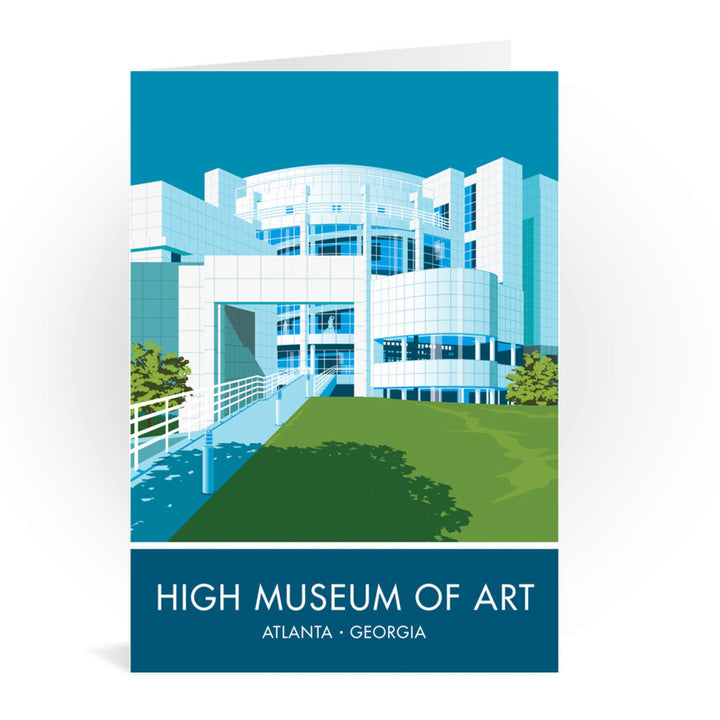Museum Of High Art, Atlanta, Georgia Greeting Card 7x5
