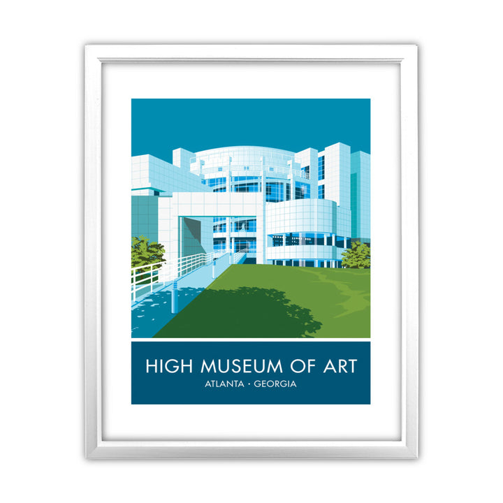 Museum Of High Art, Atlanta, Georgia 11x14 Framed Print (White)