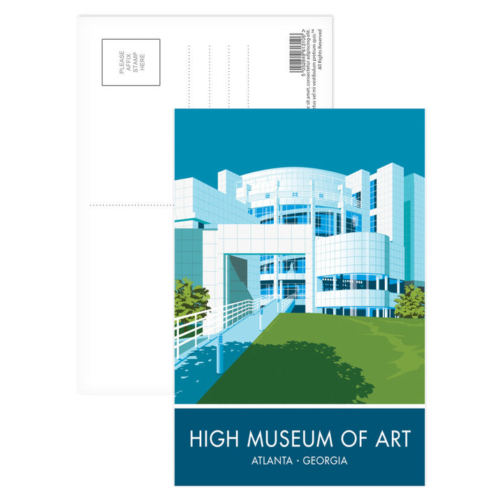 Museum Of High Art, Atlanta, Georgia Postcard Pack