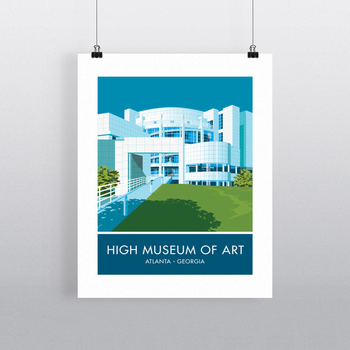 Museum Of High Art, Atlanta, Georgia 90x120cm Fine Art Print