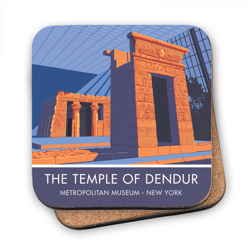 The Temple of Dendur, Metropolitan Museum, New York MDF Coaster