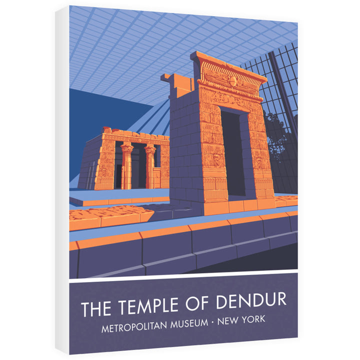 The Temple of Dendur, Metropolitan Museum, New York 60cm x 80cm Canvas
