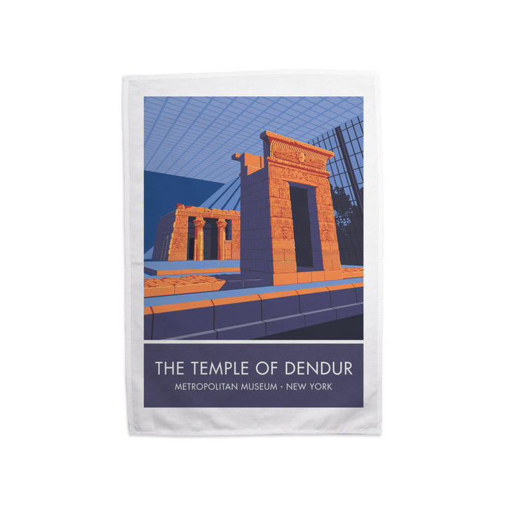 The Temple of Dendur, Metropolitan Museum, New York Tea Towel