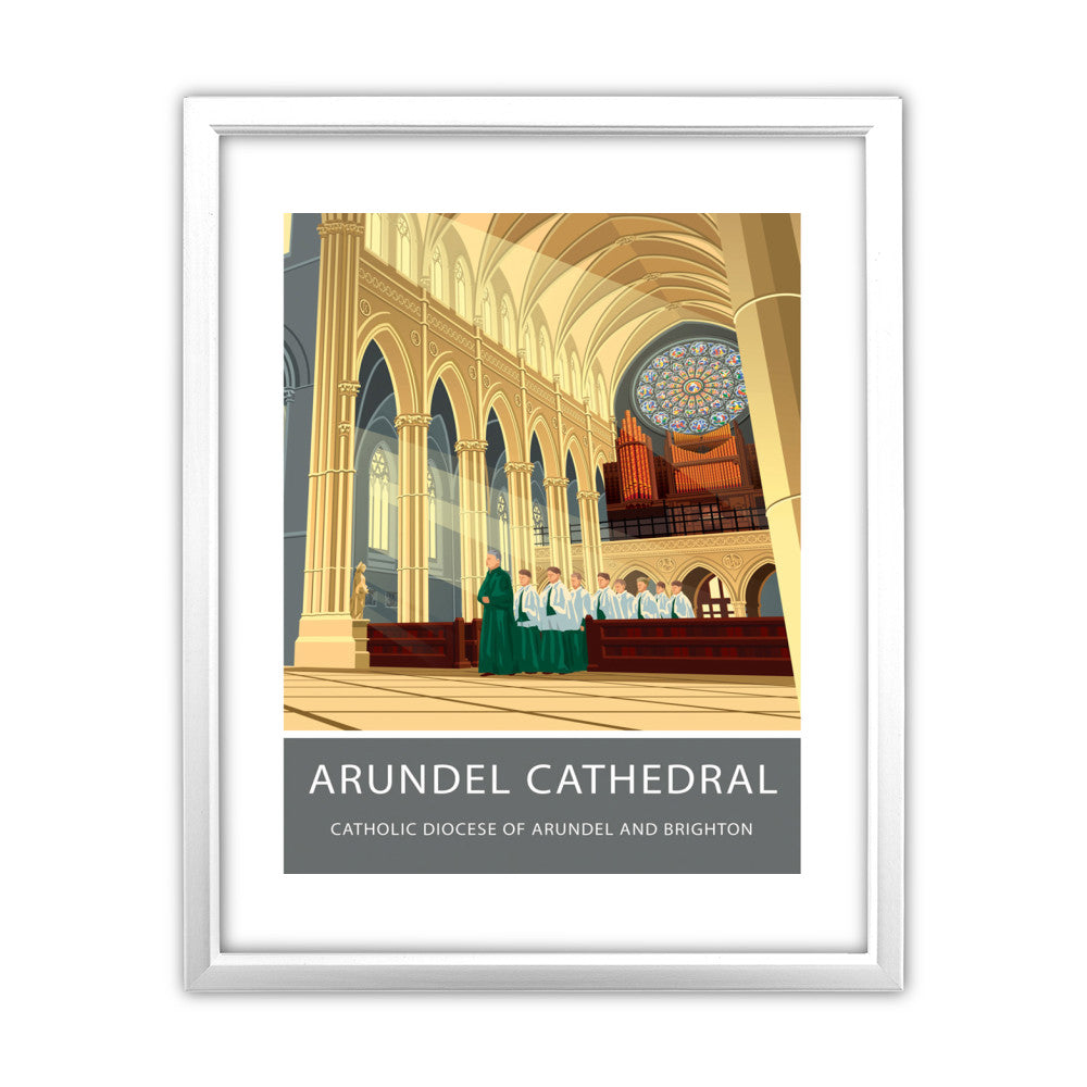 Arundel Cathedral, Arundel, Sussex - Art Print