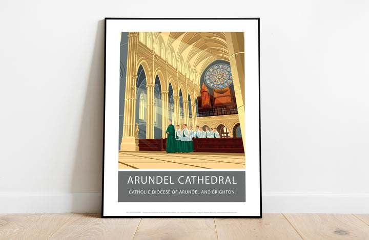 Arundel Cathedral, Arundel, Sussex - Art Print