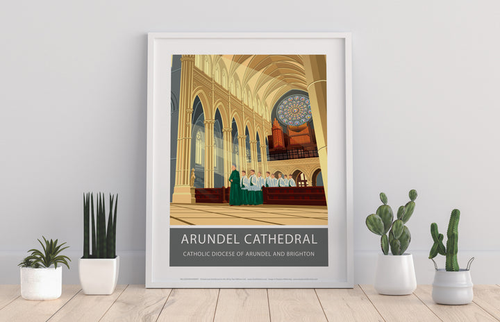 Arundel Cathedral, Arundel, Sussex - Art Print