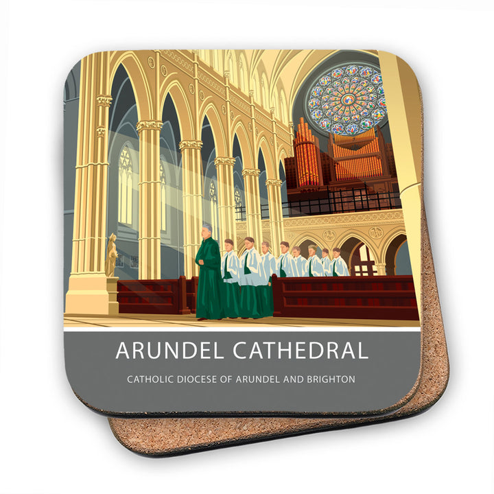 Arundel Cathedral, Arundel, Sussex MDF Coaster