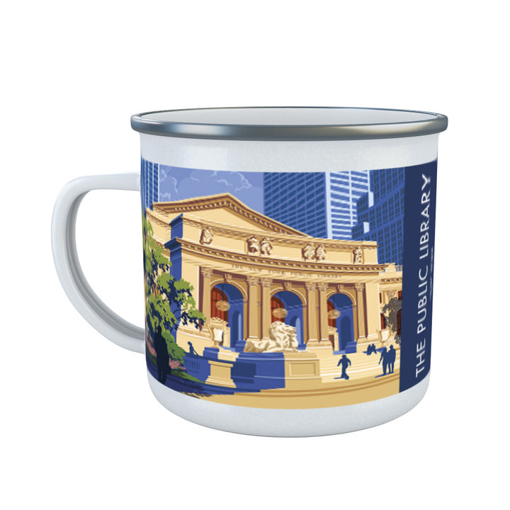 The Public Library, New York Enamel Mug