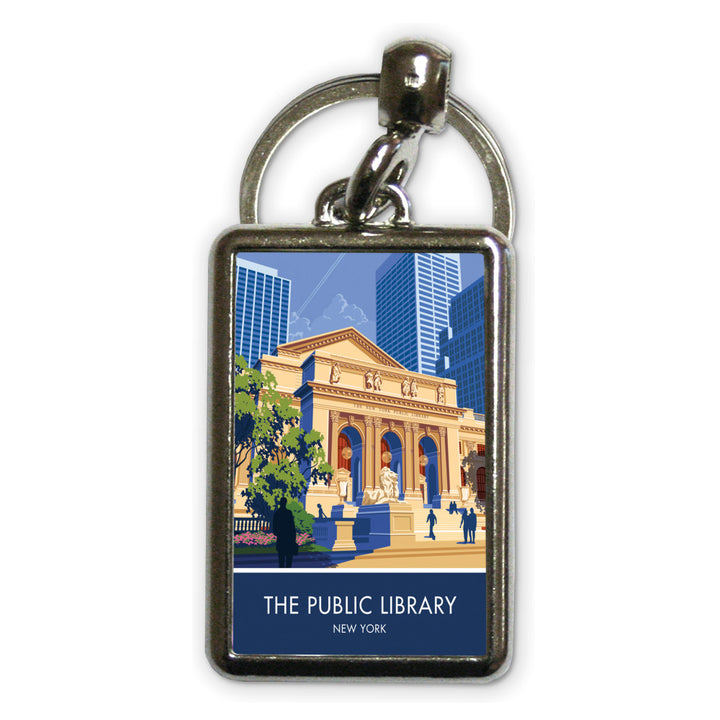 The Public Library, New York Metal Keyring