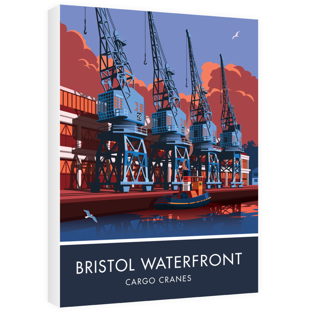 Bristol Waterfront, Bristol 60cm x 80cm Canvas