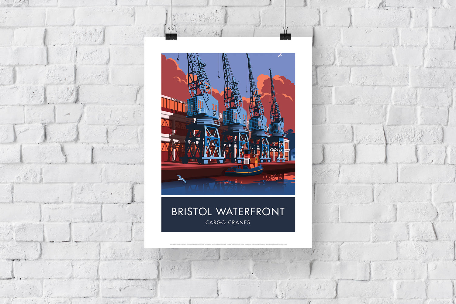 Bristol Waterfront, Bristol - Art Print