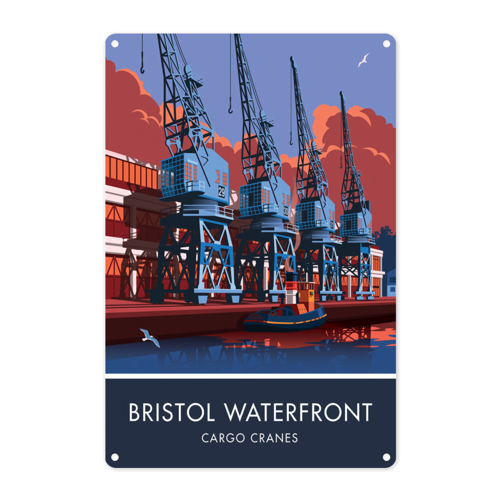 Bristol Waterfront, Bristol Metal Sign