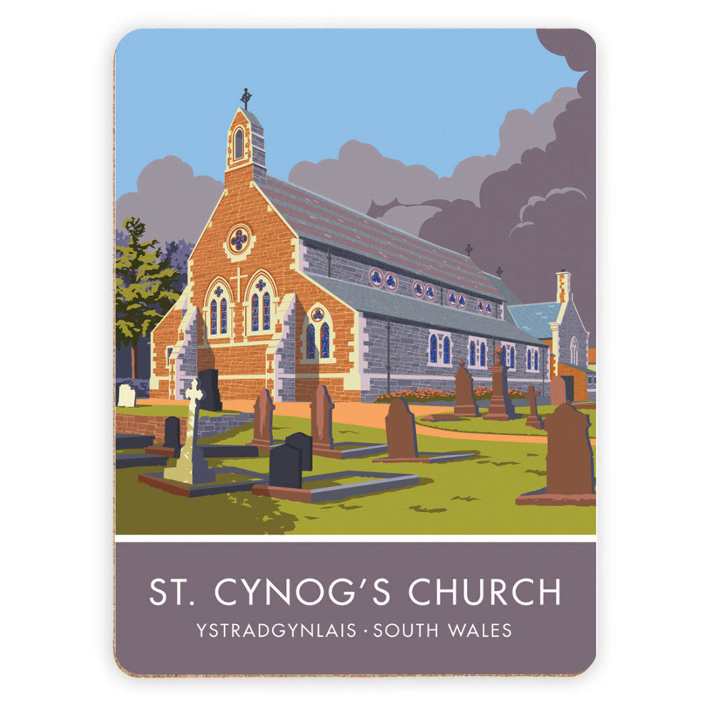 St Cynogs Church, Wales Placemat