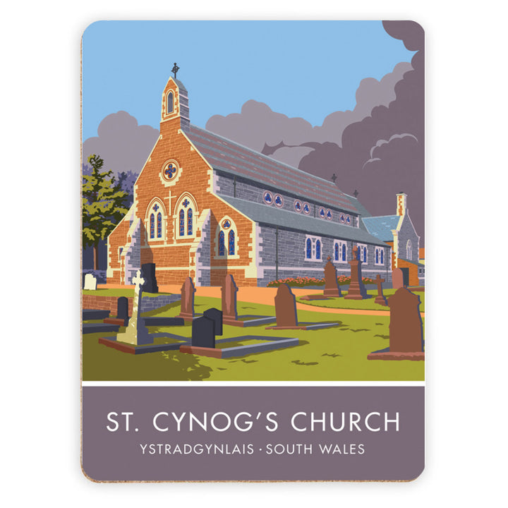 St Cynogs Church, Wales Placemat