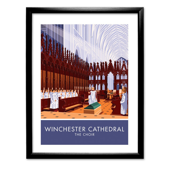 Winchester Cathedral, The Choir Art Print