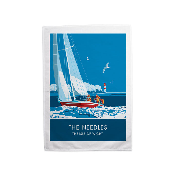 The Needles, Isle Of Wight Tea Towel