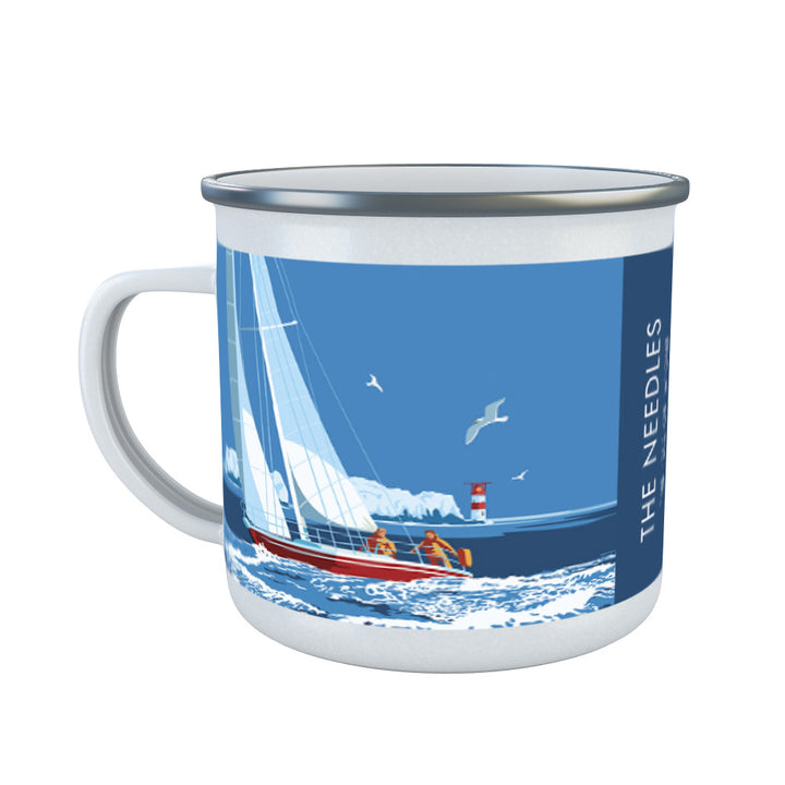 The Needles, Isle Of Wight Enamel Mug