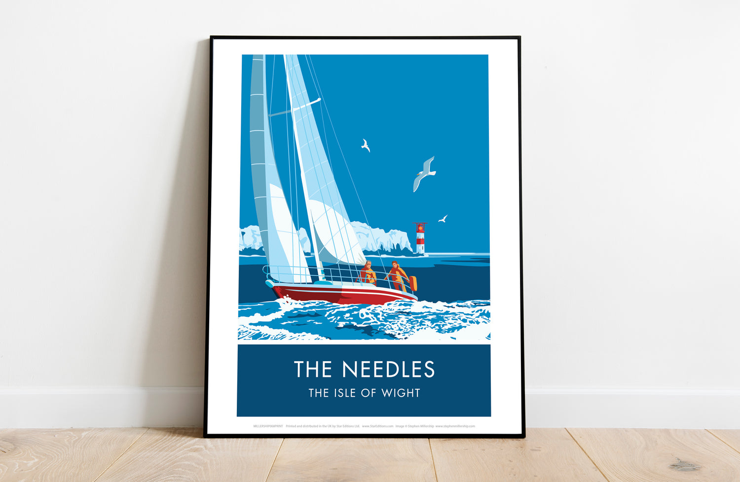 The Needles, Isle Of Wight - Art Print