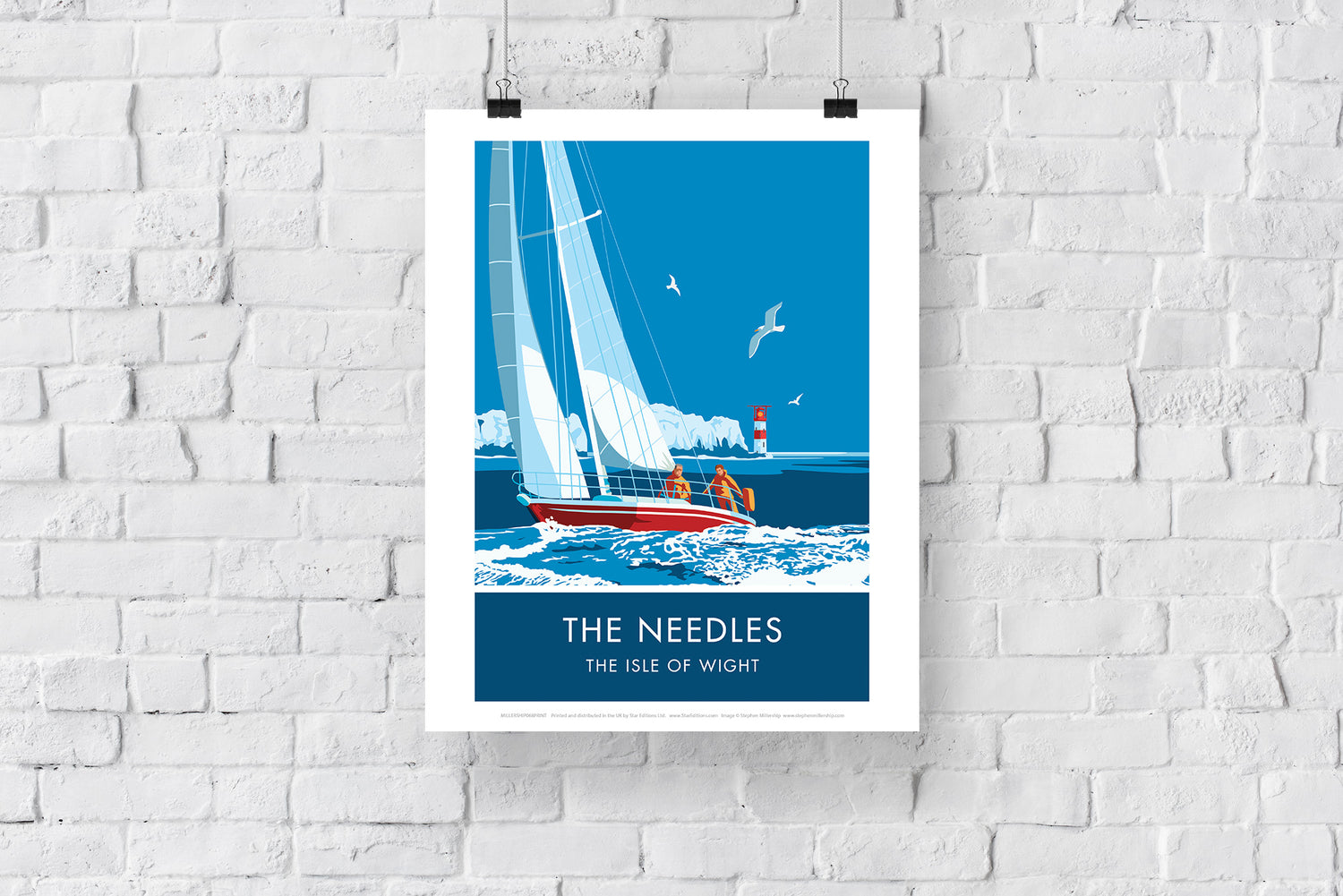 The Needles, Isle Of Wight - Art Print