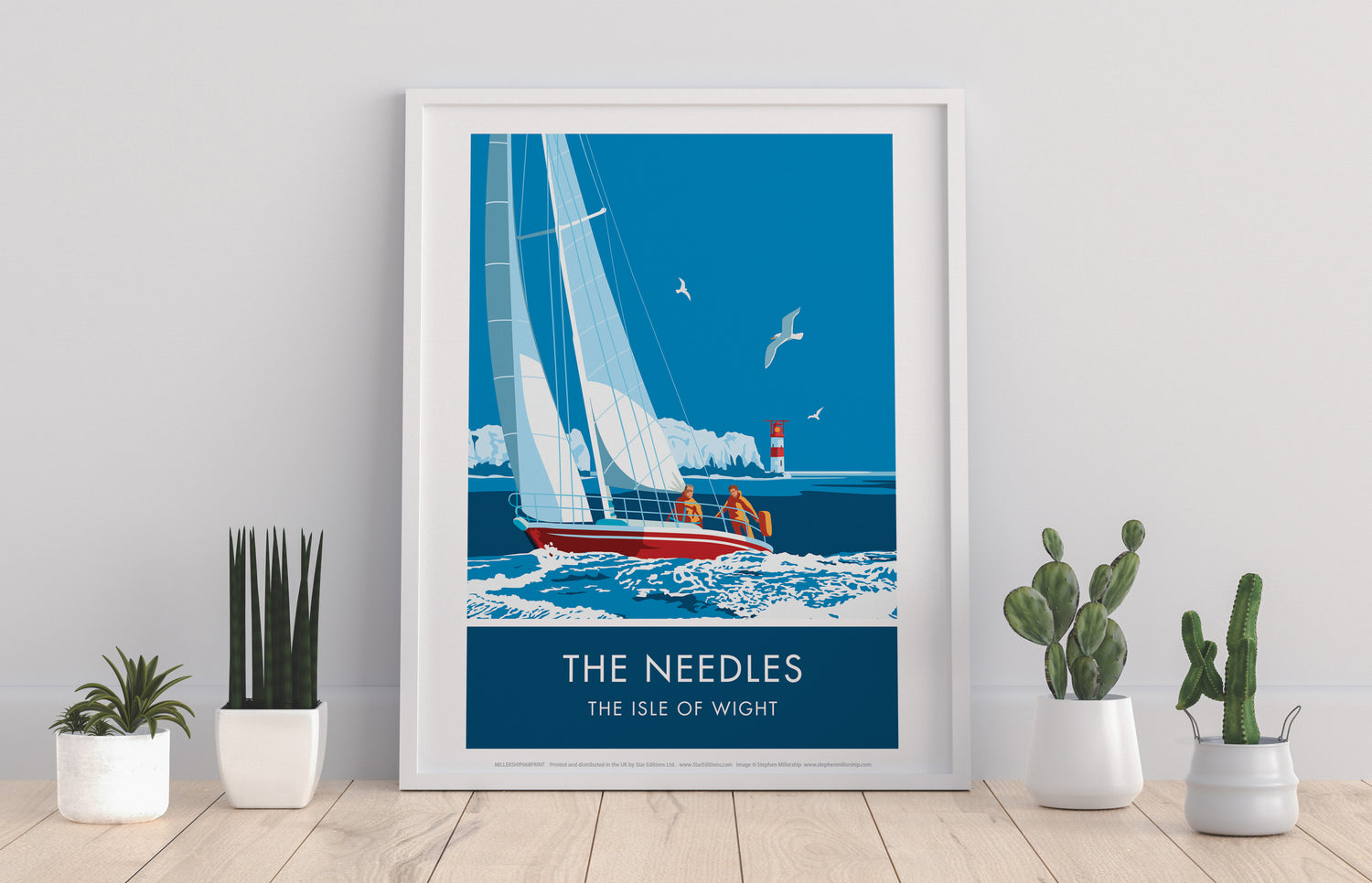 The Needles, Isle Of Wight - Art Print