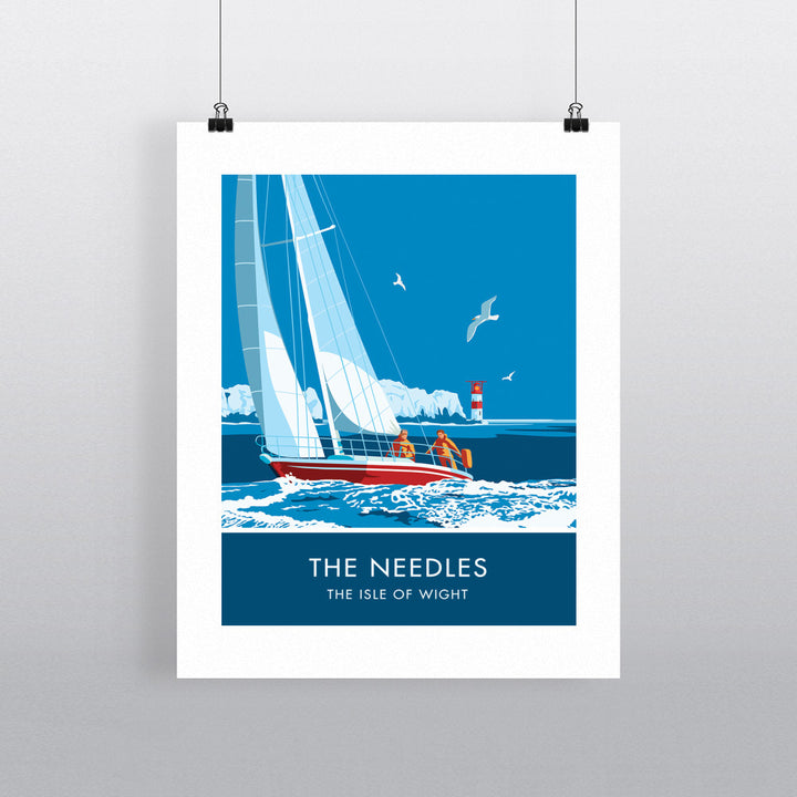 The Needles, Isle Of Wight 90x120cm Fine Art Print