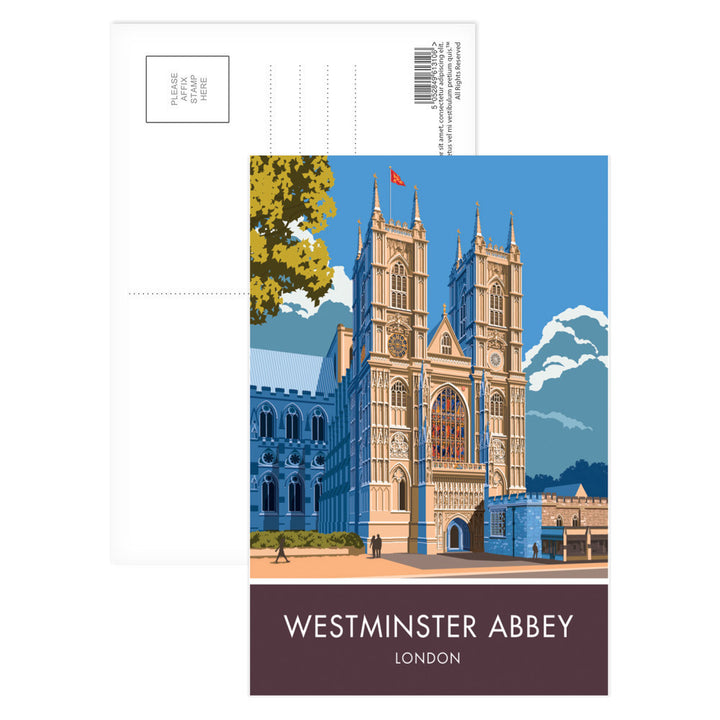 Westminster Abbey, London, London Postcard Pack