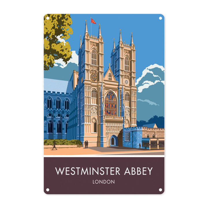 Westminster Abbey, London, London Metal Sign