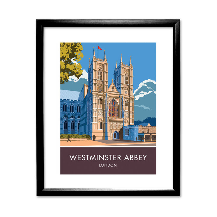Westminster Abbey, London, London 11x14 Framed Print (Black)