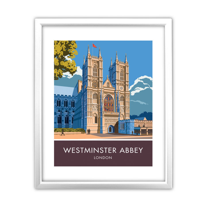 Westminster Abbey, London, London 11x14 Framed Print (White)