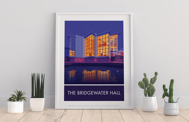 The Bridgewater Hall, Manchester, Cheshire - Art Print