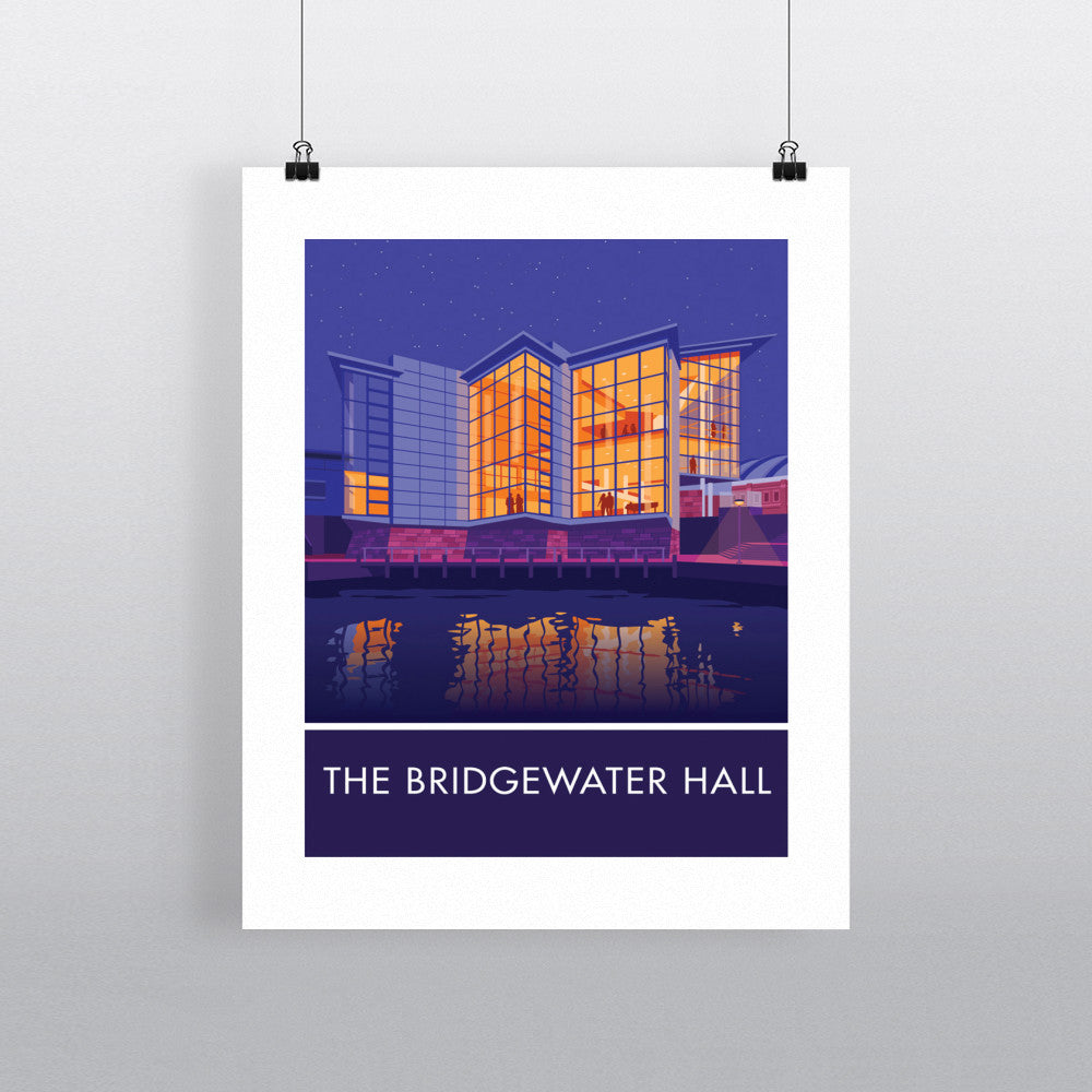 The Bridgewater Hall, Manchester, Cheshire - Art Print