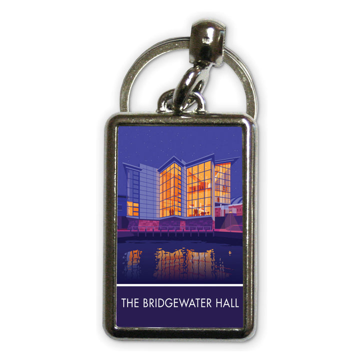 The Bridgewater Hall, Manchester, Cheshire Metal Keyring