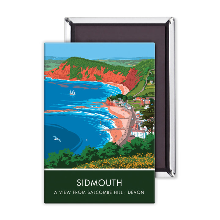 Salcombe Hill, Sidmouth, Devon Magnet